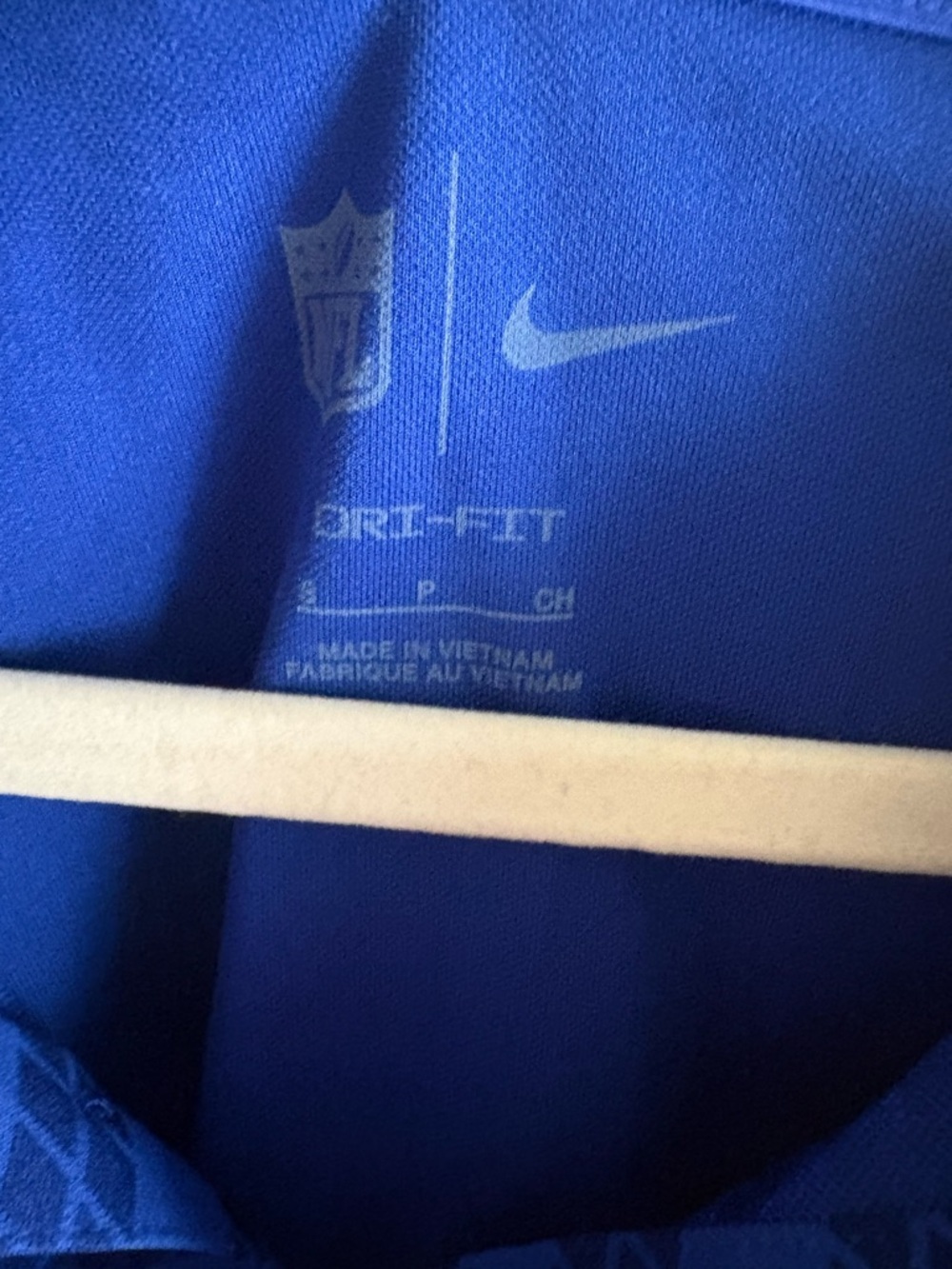 Nike Royal Blue Buffalo Bills Polo with Team Patch - Picture 4 of 5